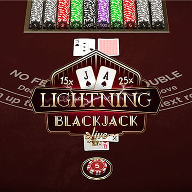 Lightning Blackjack lobby tile